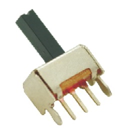 SS-12D07 Kayar anahtar 1P2T dikey tip, DC 30V 0.3A