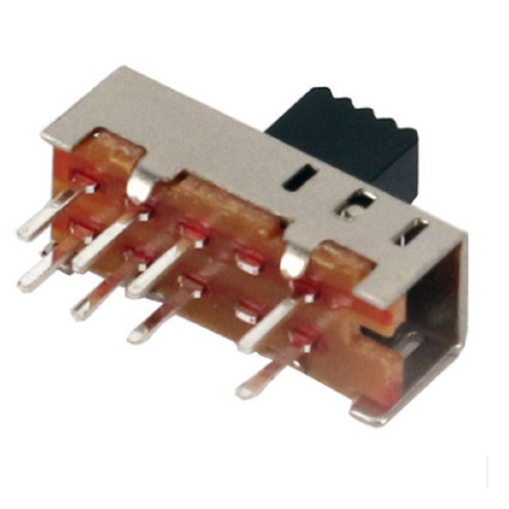 SS-23E06 2P3T Interruptor deslizante vertical tipo DIP