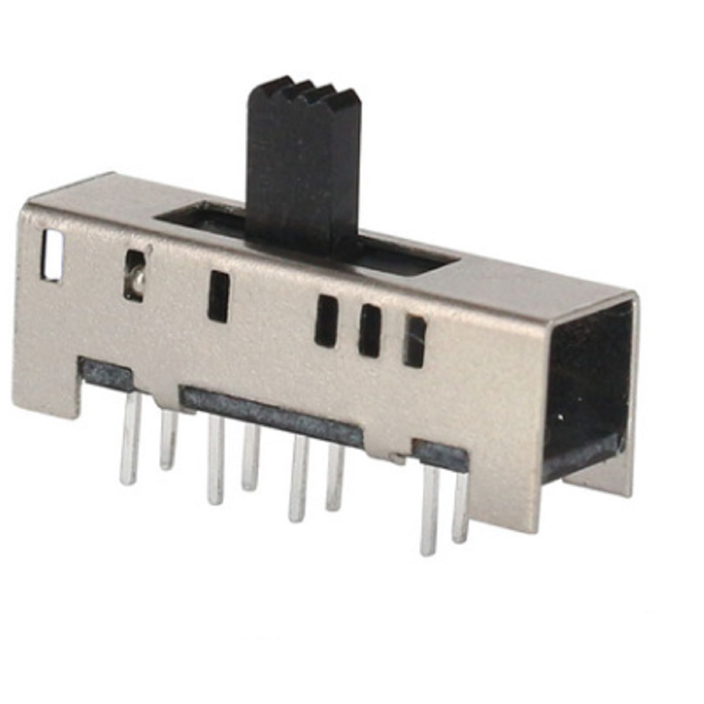 SS-23H06 2P3T Slide switch vertical DIP type