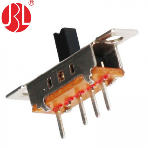 Slide switch SS-13D03 SP3T through hole vertical panel mount 01