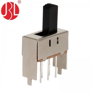 Slide switch SS-23E03 DP3T through hole vertical DIP type 01