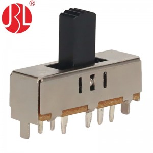 Slide switch SS-23F07 DP3T through hole vertical DIP type 01
