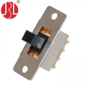 Slide switch SS-23F24 DP3T through hole vertical panel mount DIP type 01