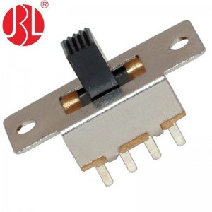 Slide switch SS-23F24 DP3T through hole vertical panel mount DIP type 01