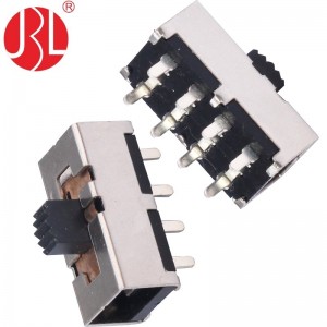 Slide switch SS-23H20 DP3T through hole vertical DIP type 01