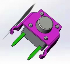 TC-00100V Tactile Switch Through Hole Right Angle