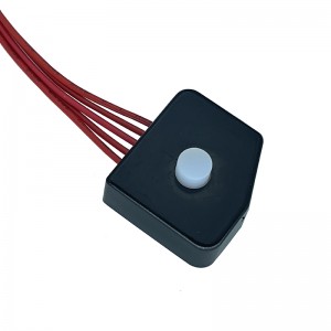 TD-02325BRH13 IP67 Rated Illuminated Tactile Button Cable