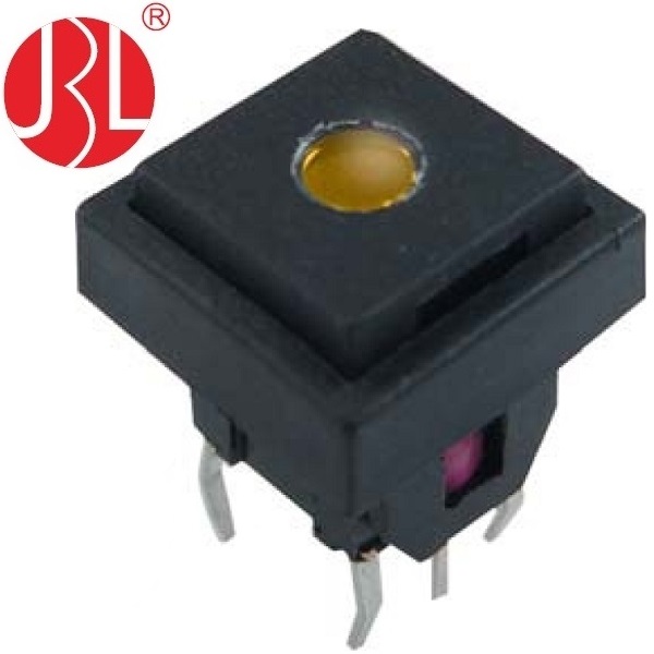 TD01 112 Illuminated Tact Switch Without Covers and 100,000 Cycles Lifespan Test DC 12V 0.05A Rating