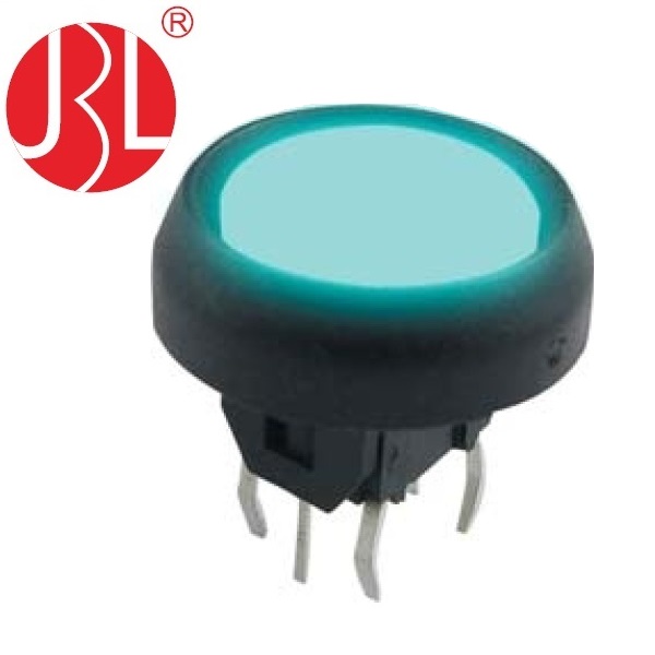 TD01 226 Illuminated Tact Switch Without Covers and 100,000 Cycles Lifespan Test DC 12V 0.05A Rating