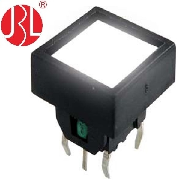 TD01 S2KSS2T W1NN Illuminated Tact Switch Without Covers and 100,000 Cycles Lifespan Test 250gf DC 12V 0.05A Rating