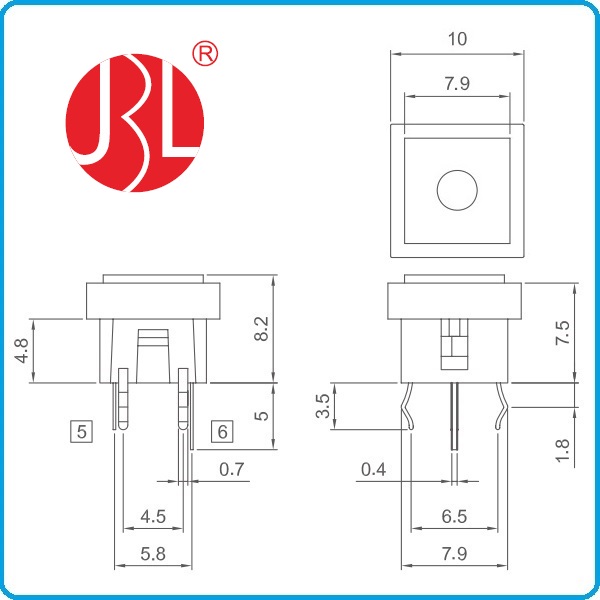 TD03 112 тактовый переключатель с подсветкой без крышек и испытание на срок службы 100 000 циклов, 250 гс постоянного тока 12 В, 0,05 А рейтинг