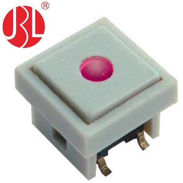 TD03 142S SMT illuminated Tact Switch With caps and 100,000 Cycles Lifespan Test, 250gf DC 12V 0.05A Rating