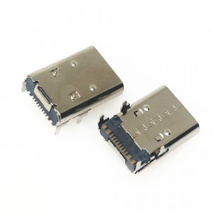 USB-20C-F-01L12.4 USB Type C Jack 16 Pin SMD