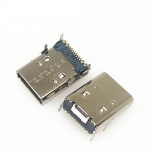 USB-20C-F-01L12.4 USB Type C Jack 16 Pin SMD