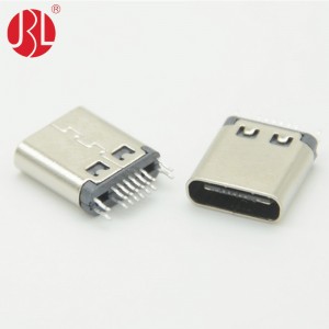 USB-20C-F-01J08 Board Edge Mount USB Type C Jack 16P