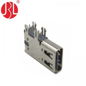 USB-20C-F-06-CD01 Upright USB Type C Female Connector 6 Pin