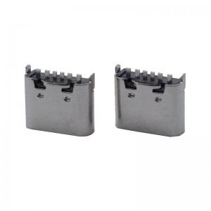 USB-20C-F-06SD-H6.8 USB 2.0 Type C Socket 6Pin Through Hole