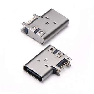 USB-20C-F-14CD Upright USB Type C Socket 14Pin