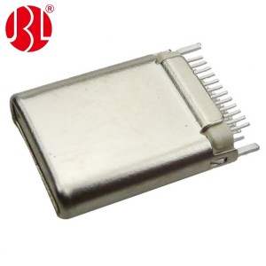 USB-31C-F-J01 Board Edge Mount USB Type C Jack 24Pin