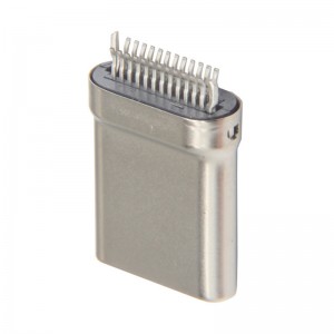 USB-31C-M-J01B-008 Edge Mount USB Type C Plug 24P