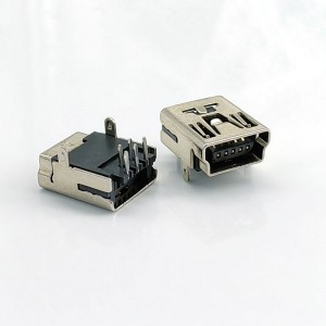 USB-C-RD51 Mini USB Type B Socket SMT THT