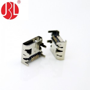 USB-M-RS11A Micro USB 2.0 SMT Through Hole Right Angle