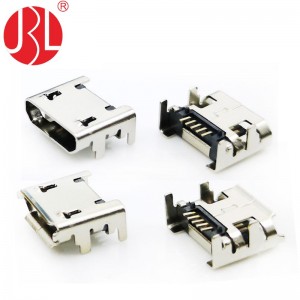 USB-M-RS11A Micro USB 2.0 SMT Through Hole Right Angle