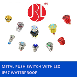 Illuminated Push Switchmetal pushswitch with led(ip67)