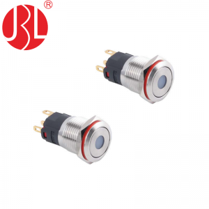 IP67 Waterproof Flat LED Push Button Switch Panel Mount Self Lock Non Lock