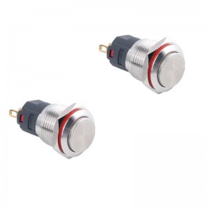 16mm waterproof panel mount Push Button Switch self lock non lock