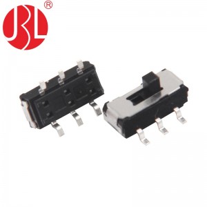 MS-22D17 vertical SMT 2P2T mini slide switch