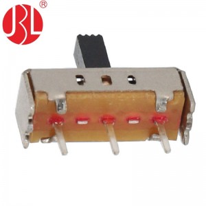 SS-12H01 vertical through hole spdt slide switch THT
