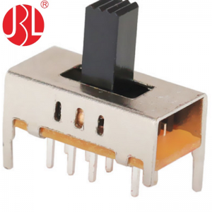 SS-23D15 vertical through hole 2P3T slide switch