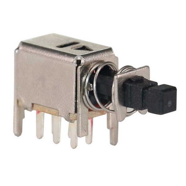 PJ-210 2,5 mm audio-aansluiting 3-pins DIP-type